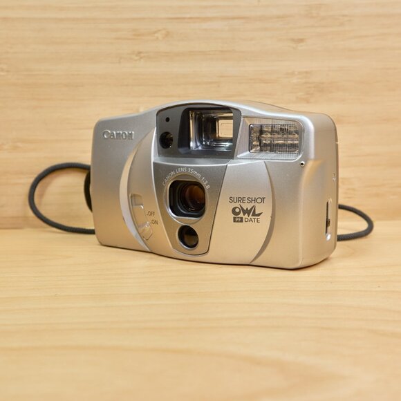 Vintage Canon Sure Shot OWL PF, 35mm Film Point and Shot Camera - Picture 1 of 8